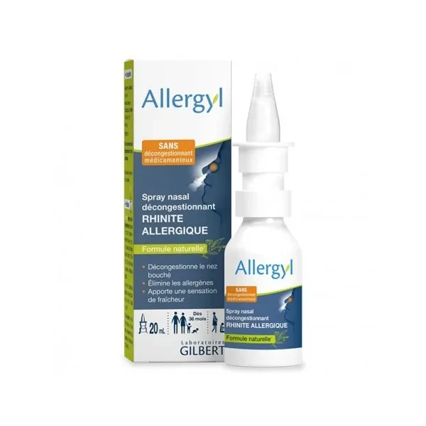 Allergyl Spray Nasal Décongestionnant Rhinite Allergique