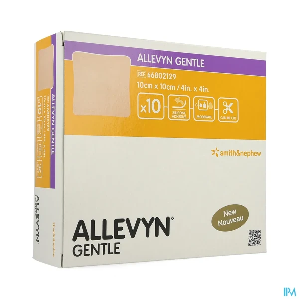 Allevyn Gentle Pansements 10X10CM