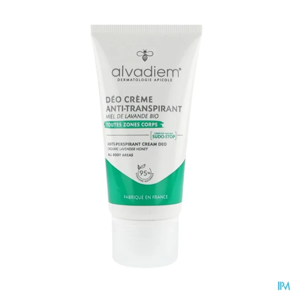 Alvadiem Déodorant Crème Anti Transpirant