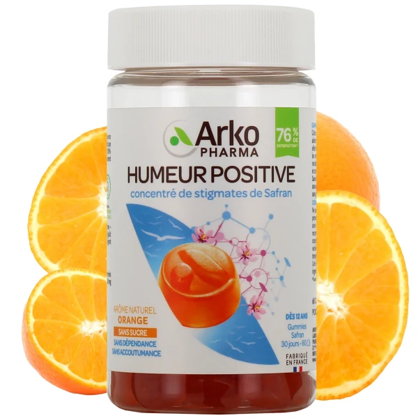 Arkopharma Humeur Positive Safran Gummies