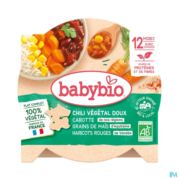 Babybio Assiette Mois Chili Végétal