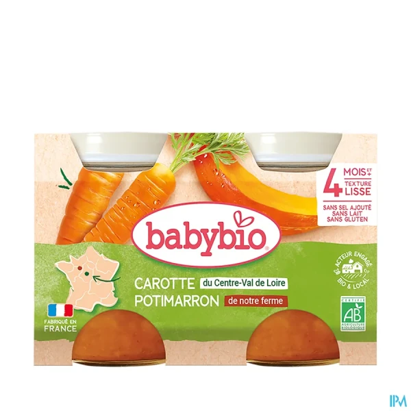Babybio Mois Carotte Potimarron