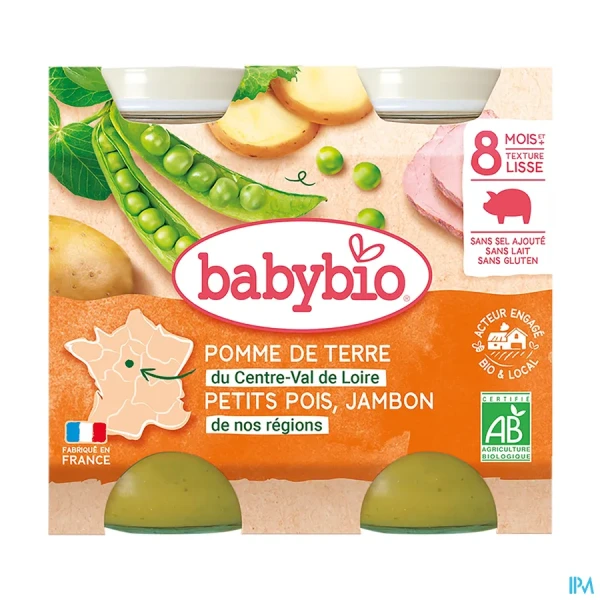 Babybio Mois P de Terre Petites Pois Jambon