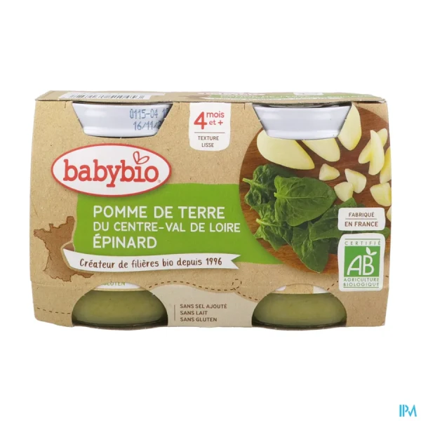 Babybio Mois Pd Terre Epinard