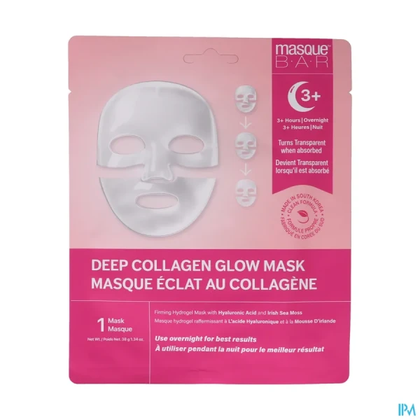 Bar Masque Visage Hydrogel Collagene