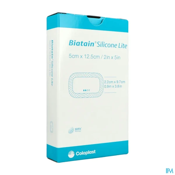 Biatain Sili Lite Pansements 5X12,5CM