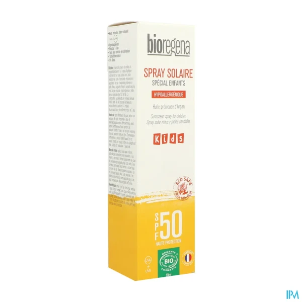 Bioregena Spray Solaire Bio Enfants SPF 50