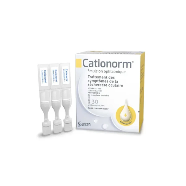 Cationorm émulsion opthalmique Sécheresse Oculaire