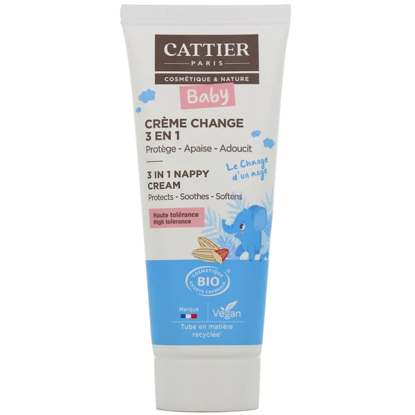 Cattier Bébé Crème Change 3 en 1 Bio