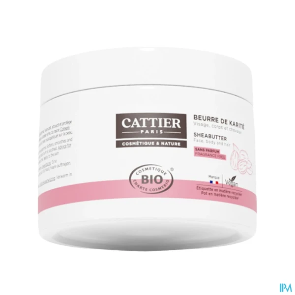 Cattier Beurre de Karité 100% Bio