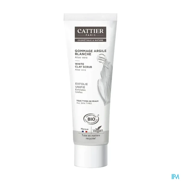 Cattier Gommage Argile Blanche Bio