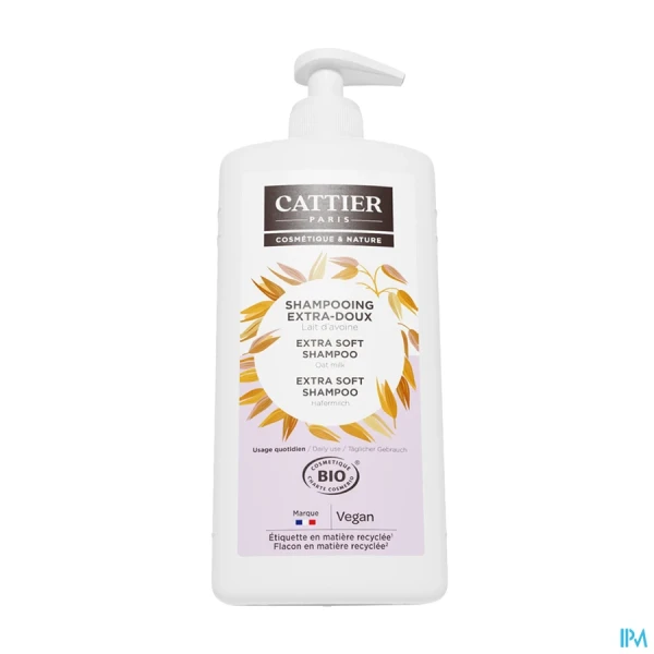 Cattier Shampooing Bio Extra-Doux Lait d'Avoine