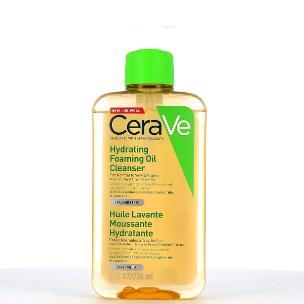 CeraVe Huile Lavante Moussante Hydratante