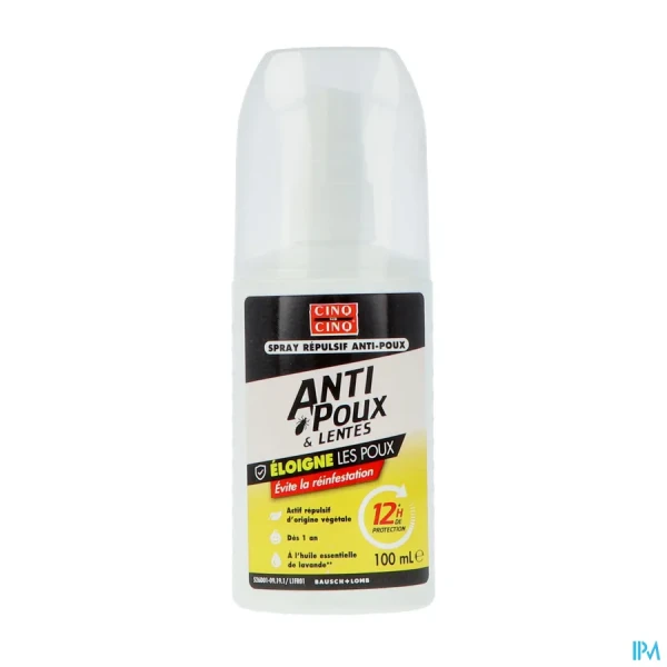 Cinq sur Cinq Spray Répulsif Anti-Poux et Lentes