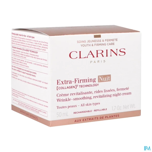 Clarins Extra Firming Nuit Tt Peaux Rechargable