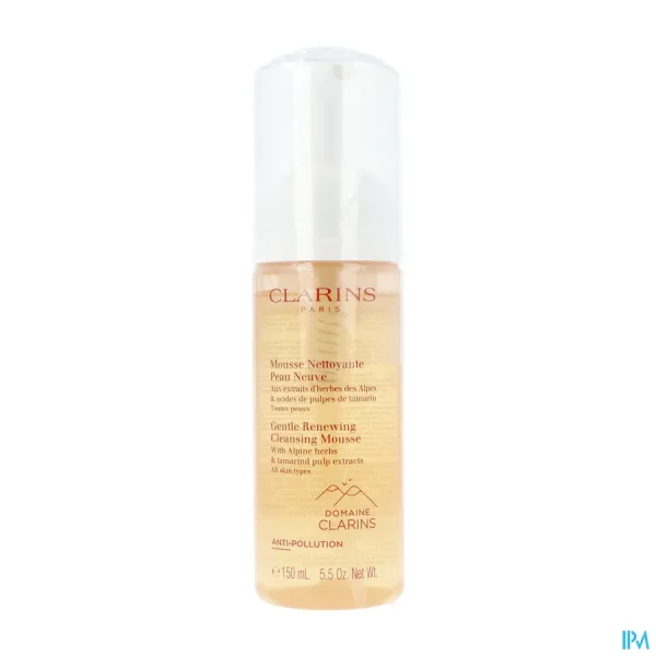 Clarins Mousse Nettoyant Peau NEUV150ML