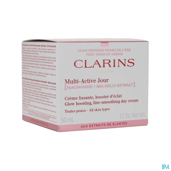 Clarins Multi Active Jour Crème Ttes Peaux