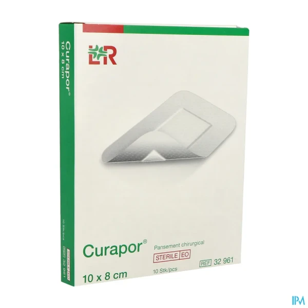 Curapor Pansements Adh St Chir 10X8CM10