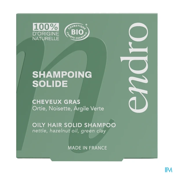 Endro Shampooing Solide Cheveux Gras