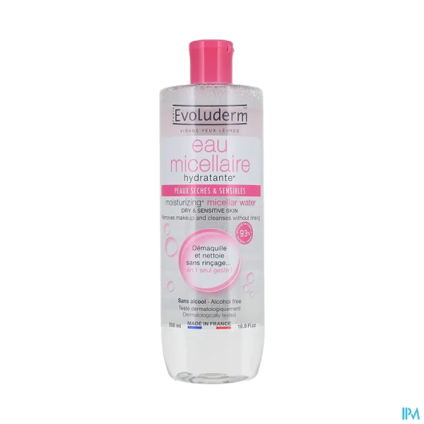 Evoluderm Eau Micellaire Ps/Sens
