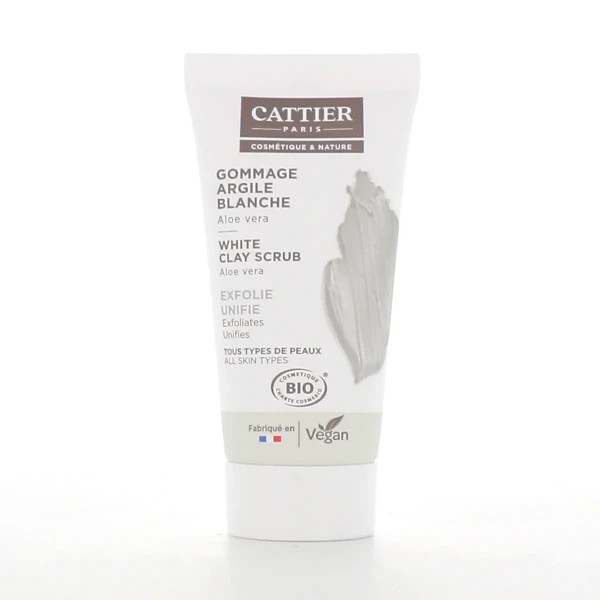 Cattier Gommage Argile Blanche Bio