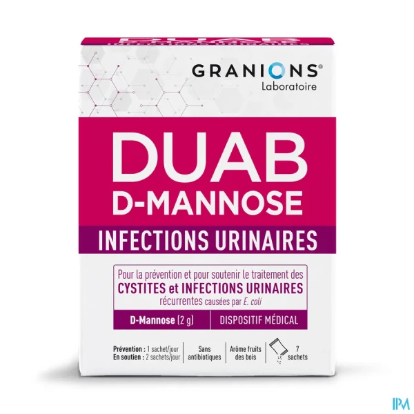 Granions Duab D-Mannose Infections Urinaires