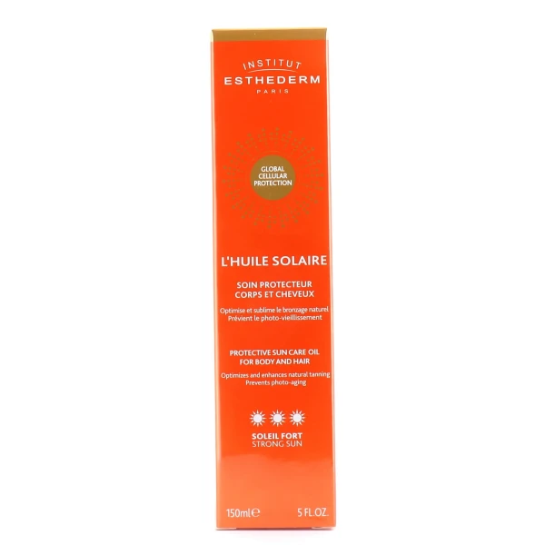Institut Esthederm Huile Solaire Corps Et Cheveux