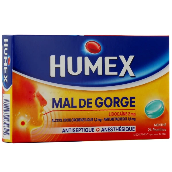 Humex Mal de Gorge Pastilles