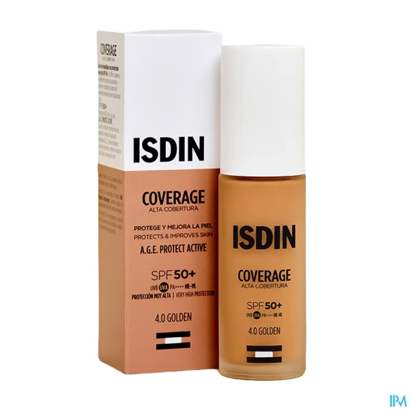 Isdin Coverage Fond de Teint Golden SP50+ FL30ML