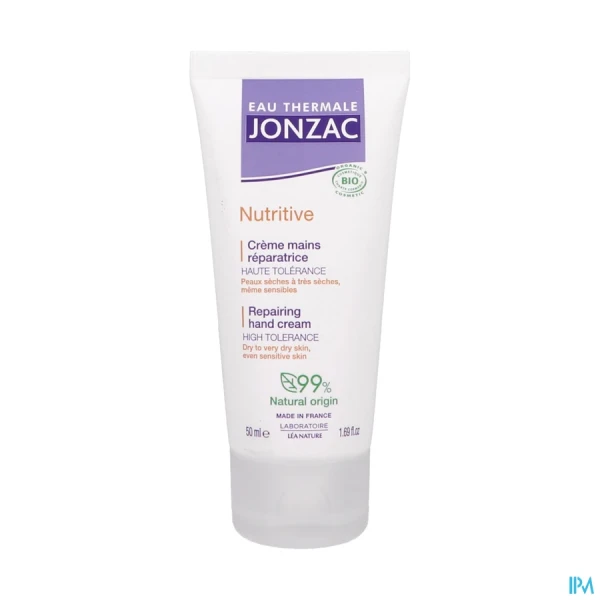Jonzac Nutritive Crème Mains Effet protecteur Seconde peau