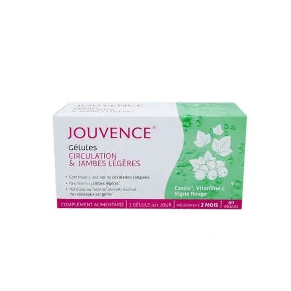 Jouvence Gélules Circulation & Jambes Légères