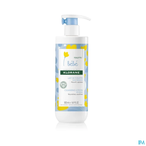 Klorane Bébé Lait de toilette sans rinçage Calendula apaisant