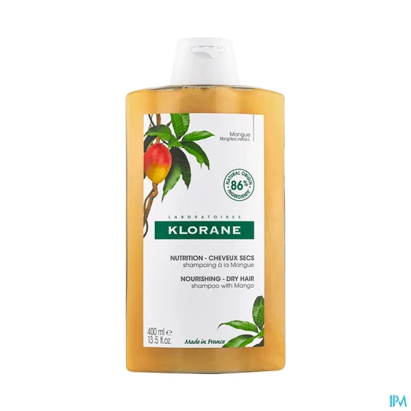 Klorane Shampoing Nutrition Cheveux Secs Mangue