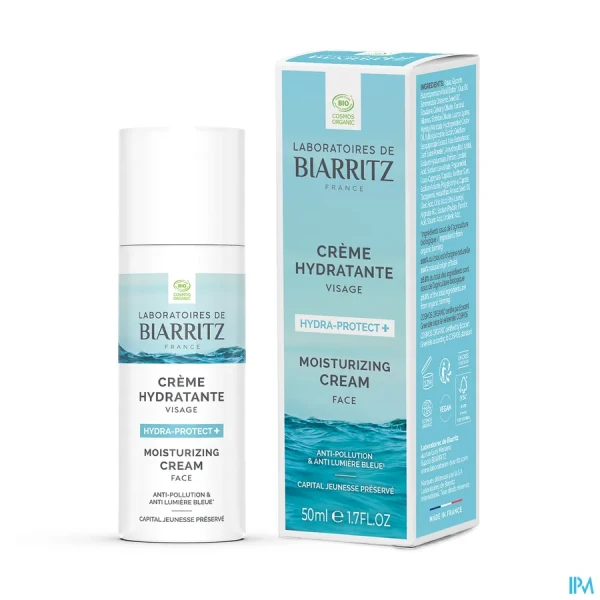 Laboratoires de Biarritz Crème Hydratante Visage Bio