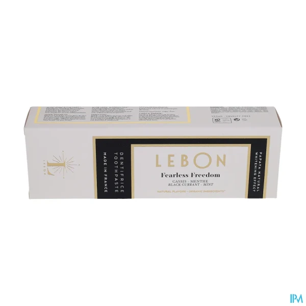 Lebon Dentifrice Menthe/Cassis