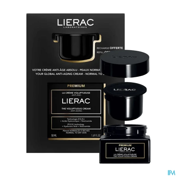 Lierac Premium Crème Voluptueuse Abs 50ML+RECHARGE Of