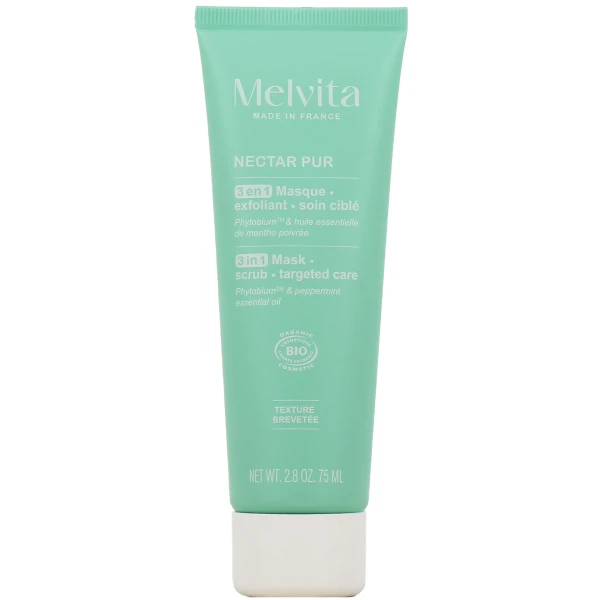 Melvita Nectar Pur Masque Exfoliant 3-en-1