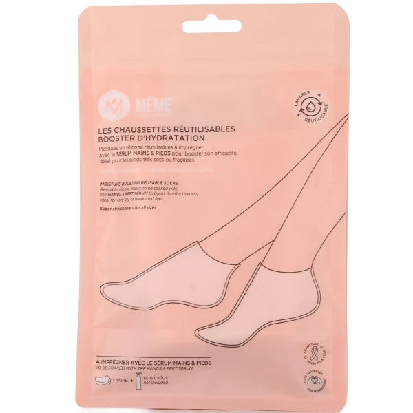 Même Chaussettes Réutilisables Booster d'Hydratation