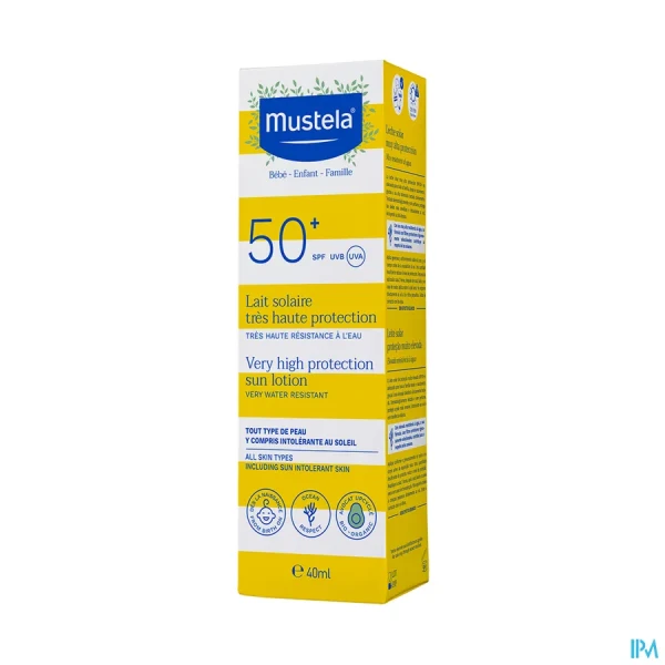 Mustela Lait Solaire Très Haute Protection SPF 50+