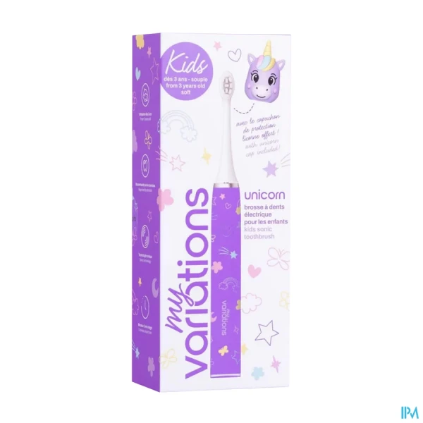 Myvariations Brosse à Dents Elec Kids Licorne