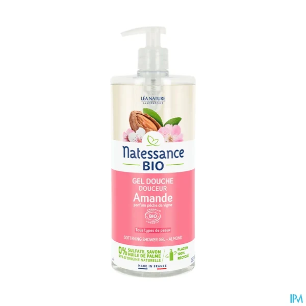 Natessance Gel Douche Relaxant Bio Amande-Pêche de vigne