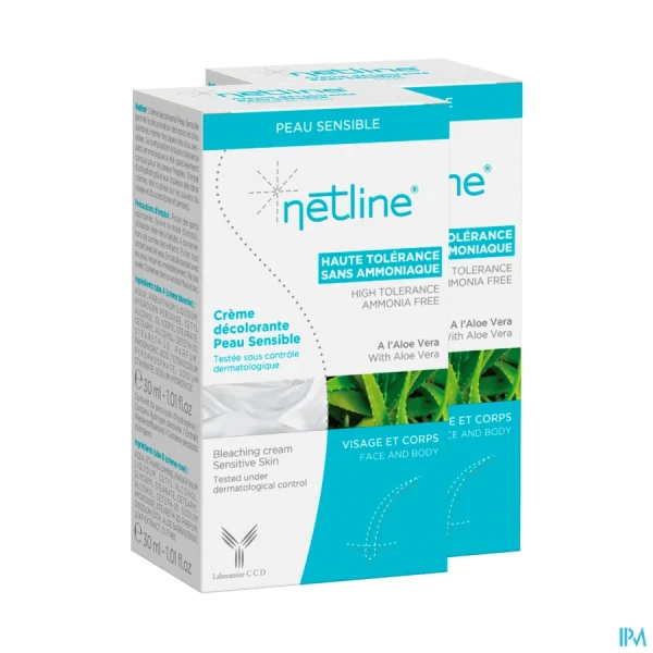Netline Crème Décolorante Peau Sensible