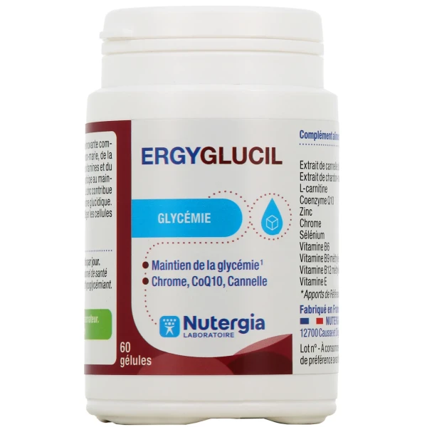 Nutergia Ergyglucil Glycémie