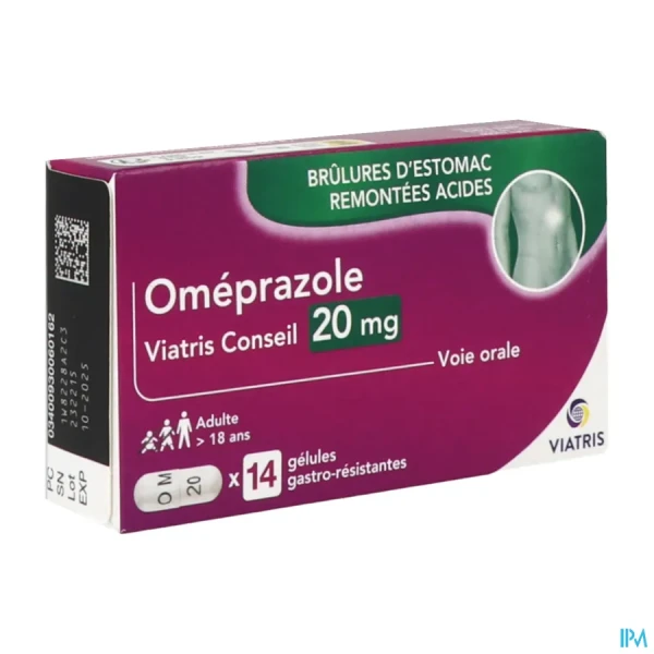 Oméprazole Viatris Gel