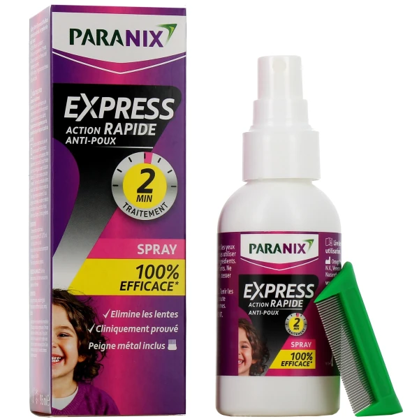 Paranix Express Action Rapide Anti-Poux 2 Minutes