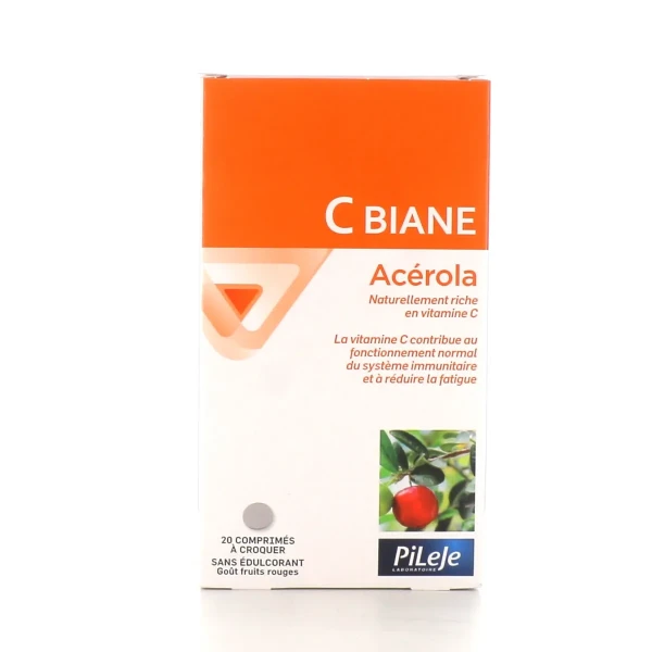 Pileje C Biane Acérola comprimés à croquer