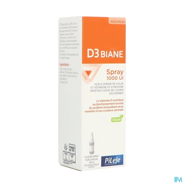 Pileje D3 Biane Spray 1000 UI