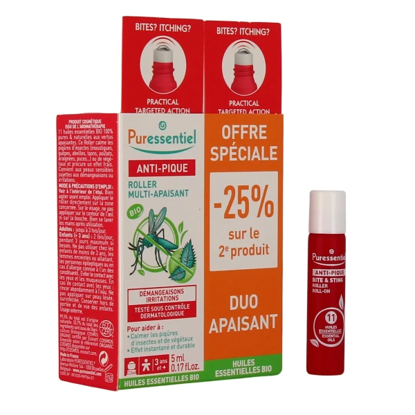 Puressentiel Anti-Pique Roller Multi-Apaisant Bio