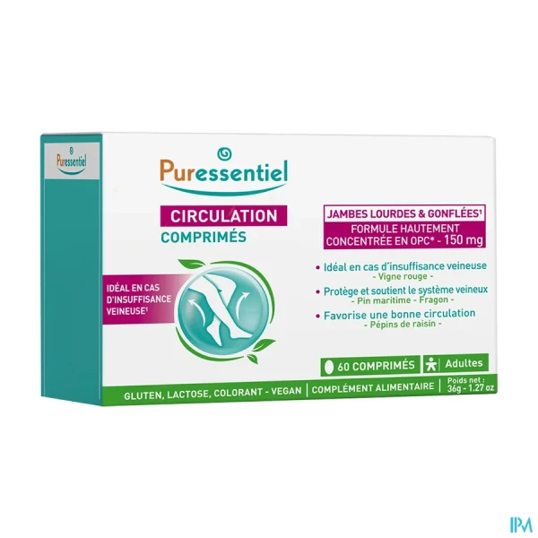 Puressentiel Circulation Comprimés