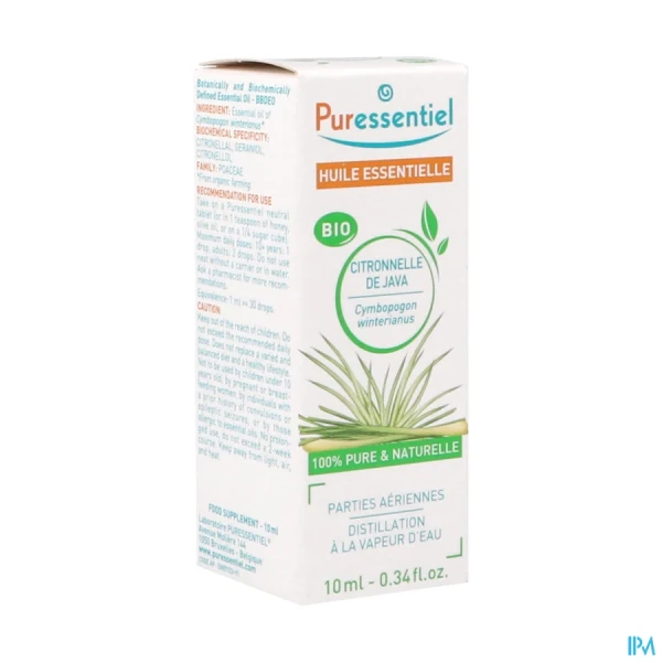 Puressentiel Citronnelle de Java BIO huile essentielle